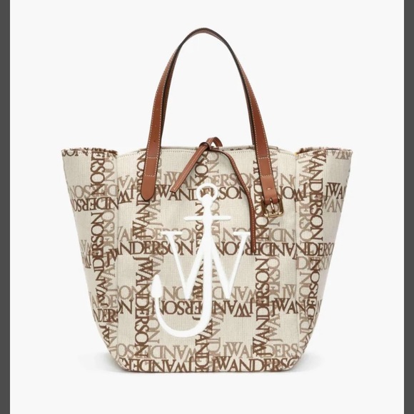 JW ANDERSON Handbags - JW ANDERSON BELT TOTE - CABAS BAG WITH LOGO GRID